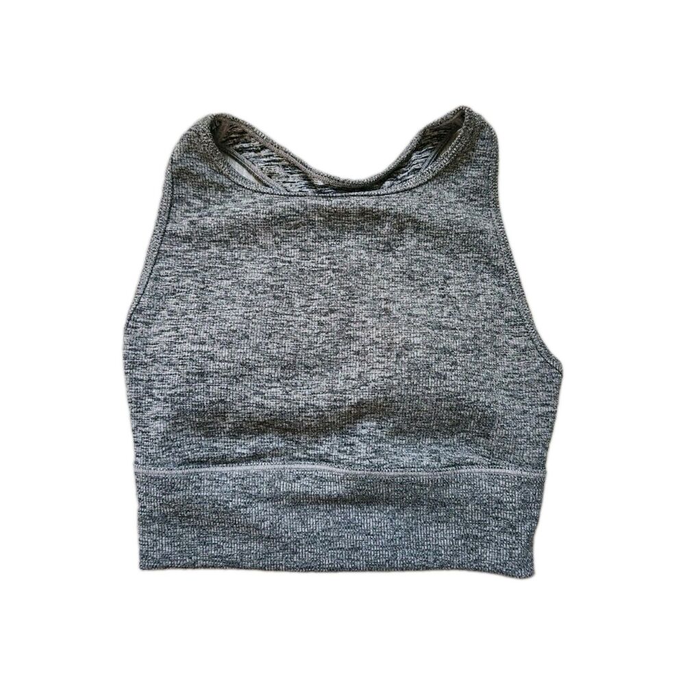 Calia by Carrie Underwood Sports Bra Gray Racerback Back Cutout Womens XS EUC